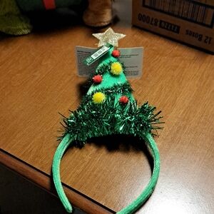 Festive Christmas Tree Headband/ BUNFLE ONLY